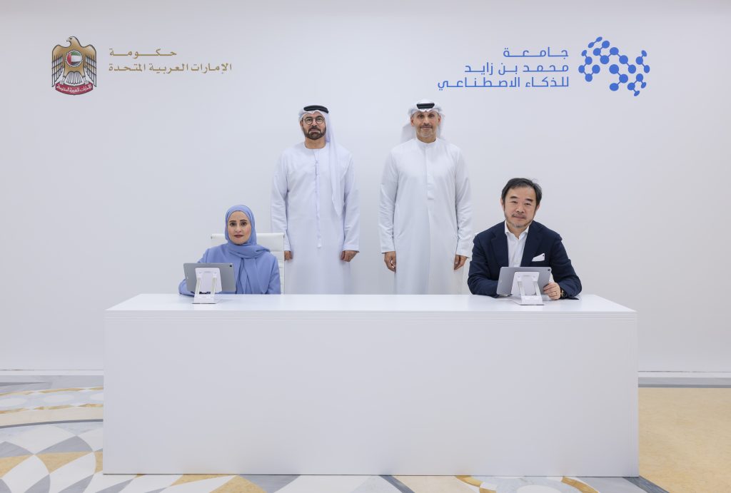 حكومة الإمارات تعلن عن شراكة معرفية إستراتيجية مع “جامعة محمد بن زايد للذكاء الاصطناعي”