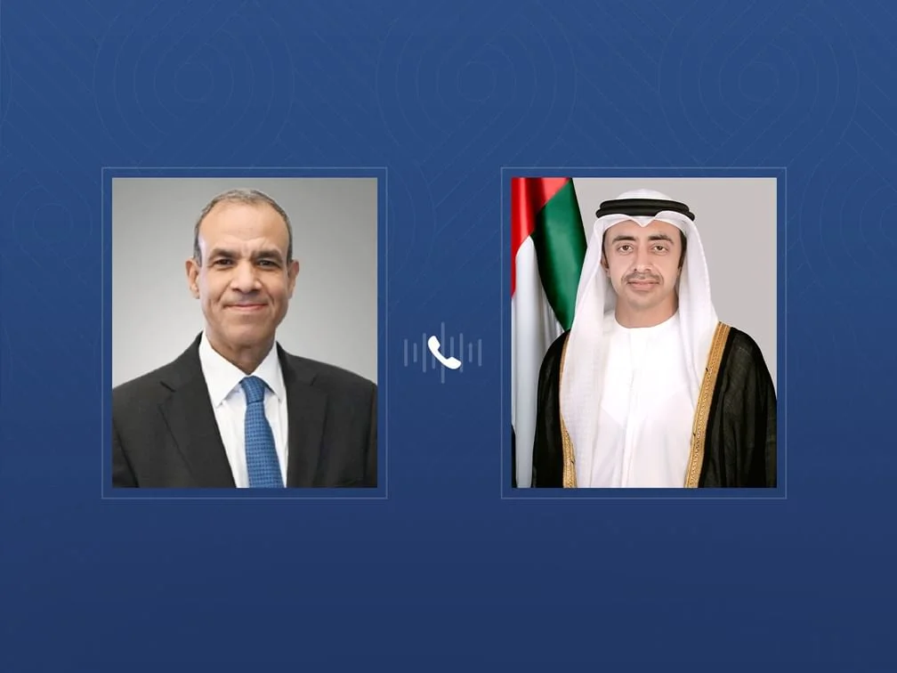 عبدالله بن زايد ووزير الخارجية المصري يبحثان هاتفياً العلاقات الأخوية وتطورات الأوضاع الإقليمية