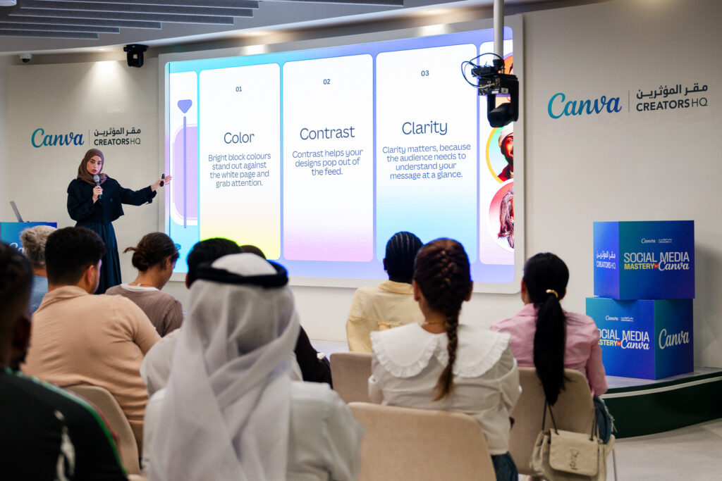 مقر المؤثرين ينظم ورشة عمل تطبيقية حول التصميم الذكي على “Canva” بمشاركة واسعة