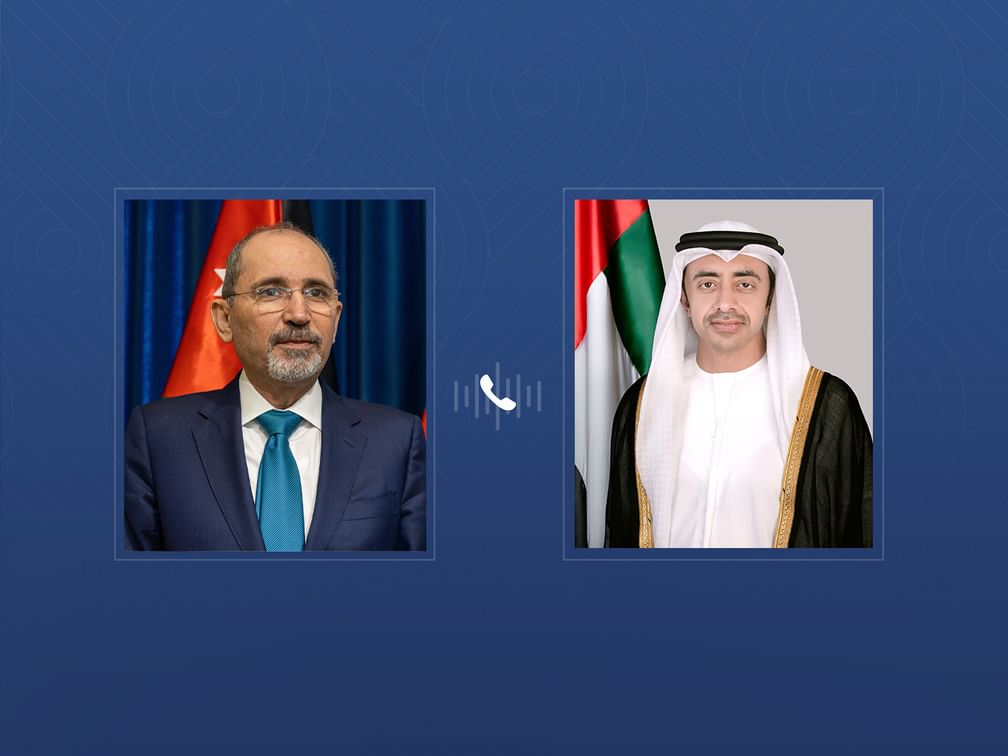عبدالله بن زايد وأيمن الصفدي يبحثان هاتفياً التطورات في المنطقة