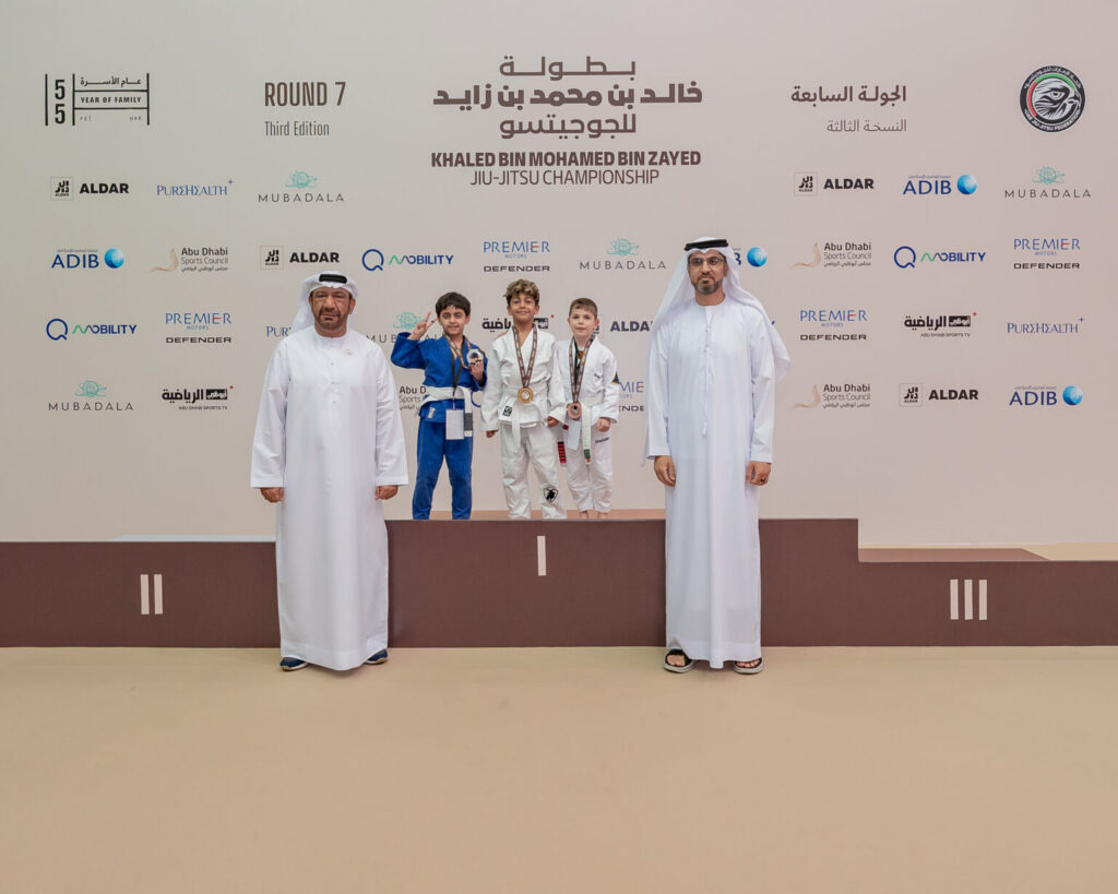 نادي بني ياس يتصدر منافسات البراعم في بطولة خالد بن محمد بن زايد للجوجيتسو